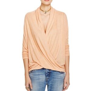 Free People Sheila Hacci wrap sweater